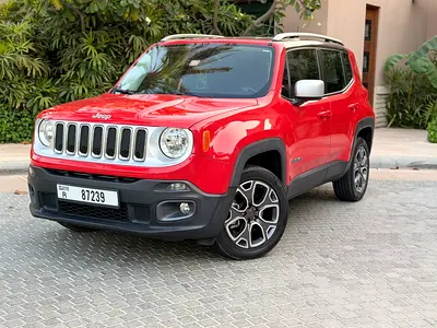 Jeep Renegade Limited Full Option 2015 Low Mileage Red In Excellent Condition
