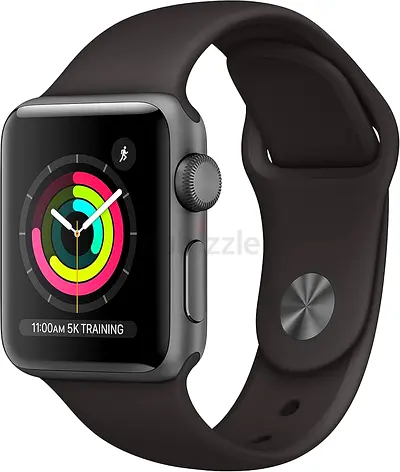 Apple Watch Series 3 GPS 42mm Space Grey Fitness  Sleep Tracker, Crash Detection, Heart Rate Monito