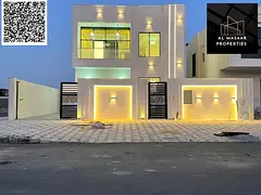 Luxury villa for sale, registration fees included, negotiable price, with easy bank financing availa
