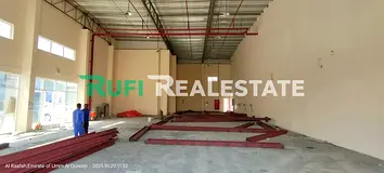 110 KW POWER 4800 SQFT ROAD FACE WAREHOUSE FOR RENT EMIRATES MODERN INDUSTRIAL UAQ