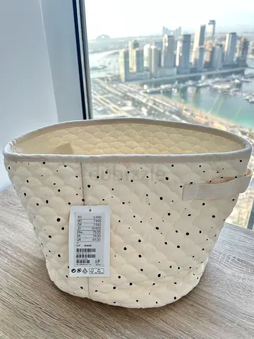 new basket with organic cotton with tags from HM