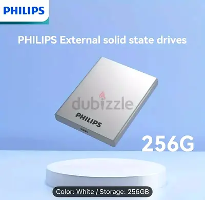 PHILIPS 256GB External Solid State Drive