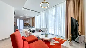 Spacious 2BR, Sobha Waves | Family-Friendly Stay