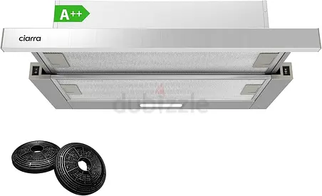 CIARRA Telescopic Cooker Hood 60cm CBCS6906D 370m³/h