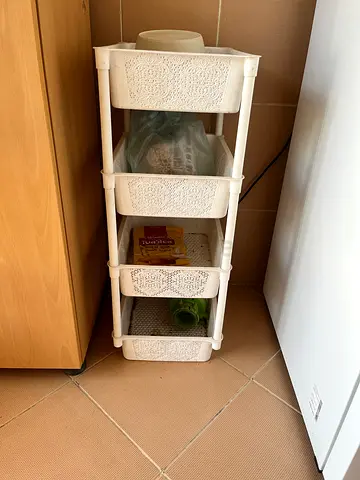 Kitchen trolly 4 layer baskets