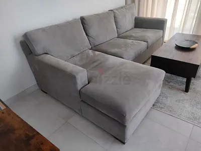 Excellent condition cratebarrel lshape sofa