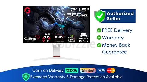 Gameon 24 inch Arctic Pro FHD 360Hz Gaming Display  Brand New | Warranty | FREE Delivery | AD