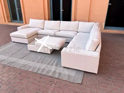 Great Condition Ikea kivik Corner U Shape Sofa Beige