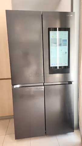 Samsung Smart French Door Refrigerator Family Hub Touchscreen Display