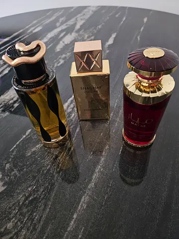 3 full bottle long lasting perfumes