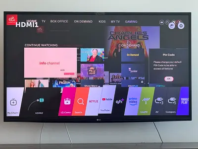 LG Smart TV - Perfect for Streaming  Gaming with table