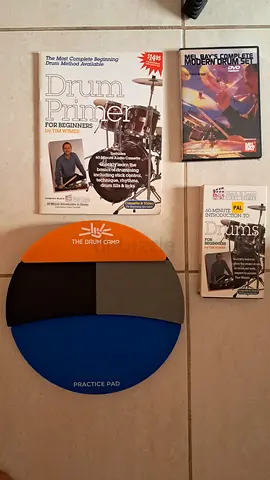 Multilevel Drum Pads with books