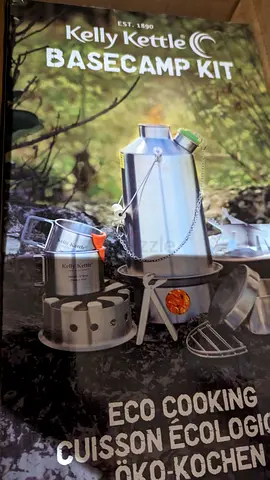 Kelly Kettle Basecamp Kit - Eco-Friendly Outdoor Cooking Solution