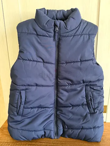 Stylish Blue Puffer Vest for Boys