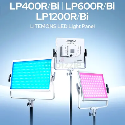Godox Litemons LP600R RGB LED Light Panel (3-Light Kit) (Brand New Stock)