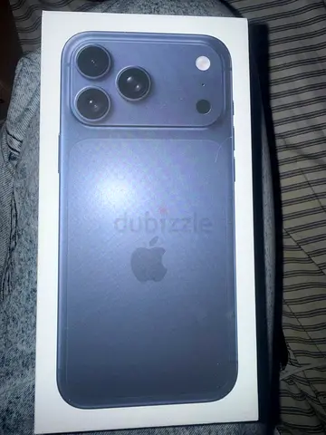 Iphone 17 pro max 256gb TDRA blue brand new iPhone box pack uae version blue