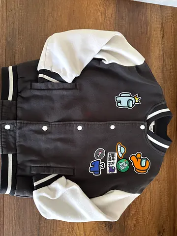 Stylish Among Us Themed Jacket with Patches