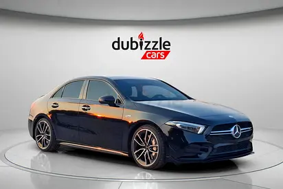 AED 2568/month | 2022 Mercedes-Benz A-Class A 35 AMG 4MATIC | GCC Specs | Ref#387388