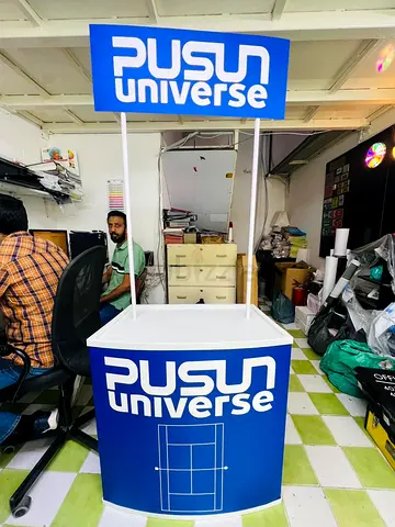 Custom Branded Display Stand for Trade Shows