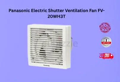 Panasonic Electric Shutter Ventilation Fan FV-20WH3T-Brand new-Free delivery-warranty