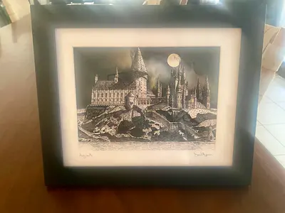 Magical Harry Potter Castle Artwork