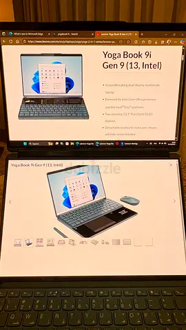 Lenovo Yoga Book 9i – Dual Screen Convertible Laptop (Excellent Condition)