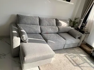 IKEA ESKILSTUNA Stylish Grey L-Shaped Sofa Bed  for Sale