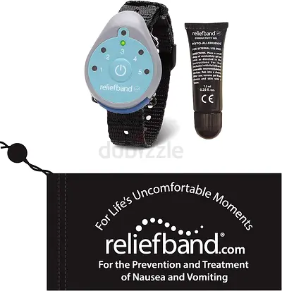 Reliefband Classic Anti-Nausea Wristband for Motion Sickness, Morning Sickness, Travel, Sea Sickness