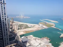 Luxury master bedroom full sea view in Dubai Marina