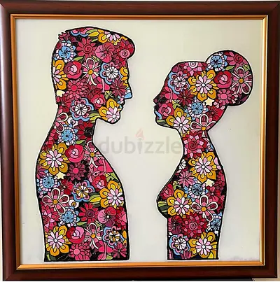 Handmade Glass Painting for sale