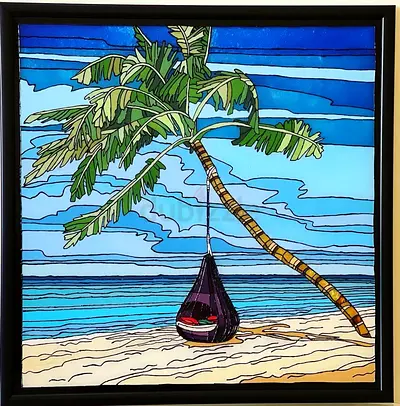 Handmade Glass Painting
