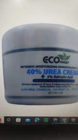 Eco Finest Intensive Moisturizing Cream - 40% Urea