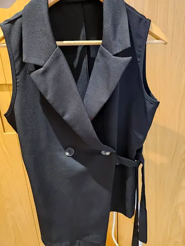 Stylish Black Formal Vest