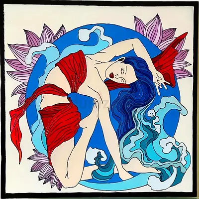 Handmade Glass Painting