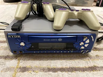 DVD player with 2 controllers