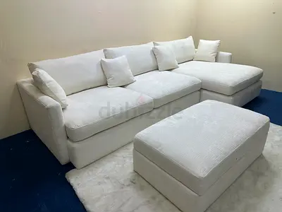 High quality cratebarrel white sofa