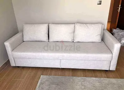Sofa bed under storage from IKEA
