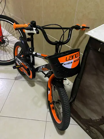 Black and Orange Kids Bike for Sale
