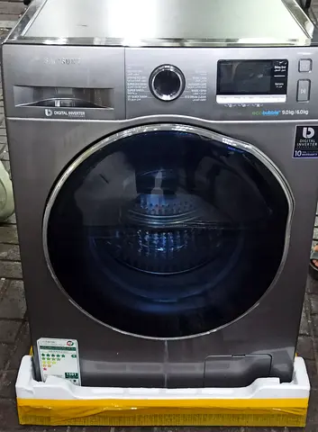 Efficient Samsung Ecobubble Washer 9 kg Dryer 6 kg with Digital Inverter Technology