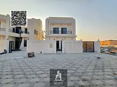 A luxury villa for sale, a distinctive modern design on Sheikh Mohammed Bin Zayed Road, land, first