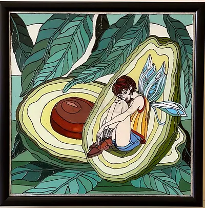 Handmade Glass Painting