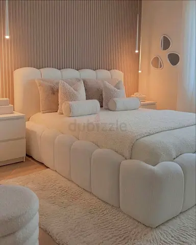 Elegant, stylish White Bed for sale