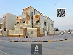 Villa for sale luxury Corner distinctive modern design on Sheikh Mohammed Bin Zayed Road Land and fi