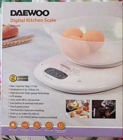 Unused daewoo digital kitchen scale
