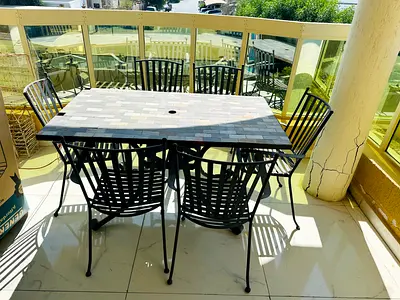 Out door chairs and table