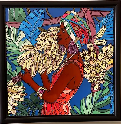 Handmade Glass Paintings