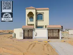 New villa for rent in Ajman | Al Helio 1 area | First occupant | With central air conditioning.