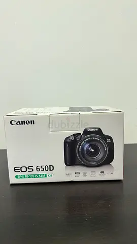 Canon EOS 650D Camera + Battery + Charger