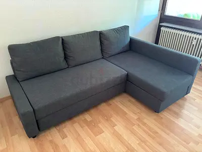 L shape sofa com bed