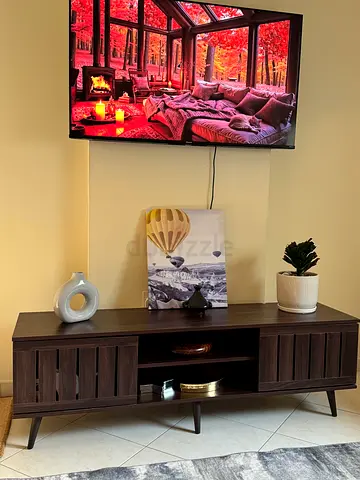 Modern TV Stand with Clean Lines